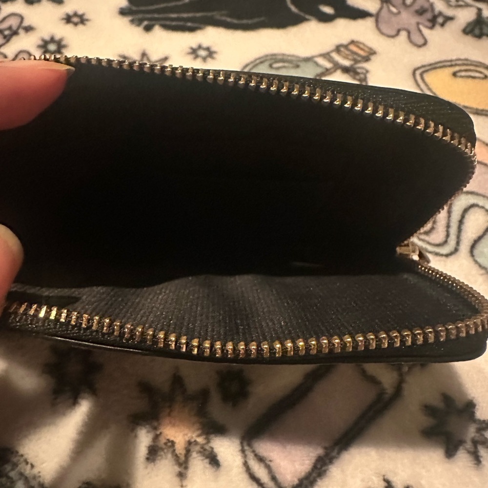 Coach Black Leather Hangtag Wallet/Card holder - Picture 5 of 7